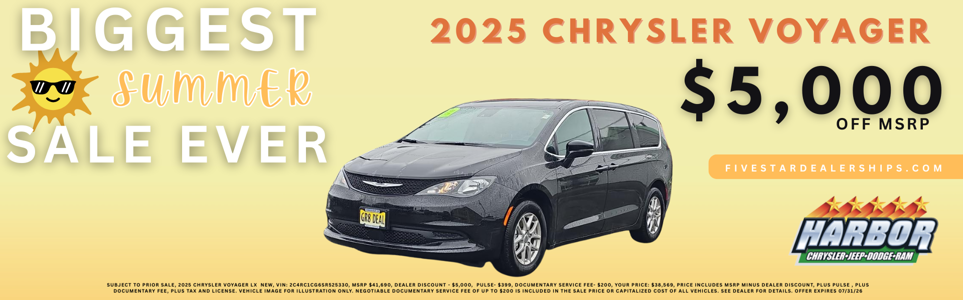 2025 Chrysler Voyager