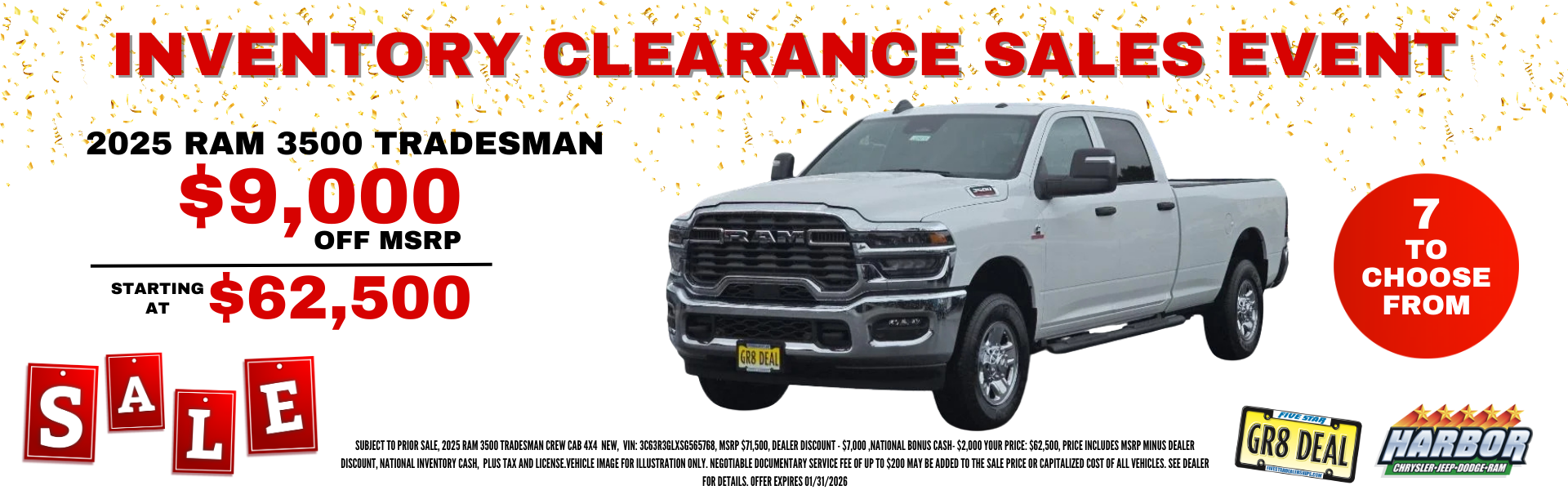 2025 RAM 3500 TRADESMAN