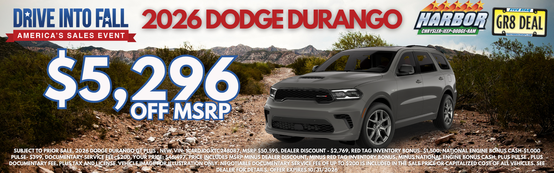 2026 DODGE DURANGO