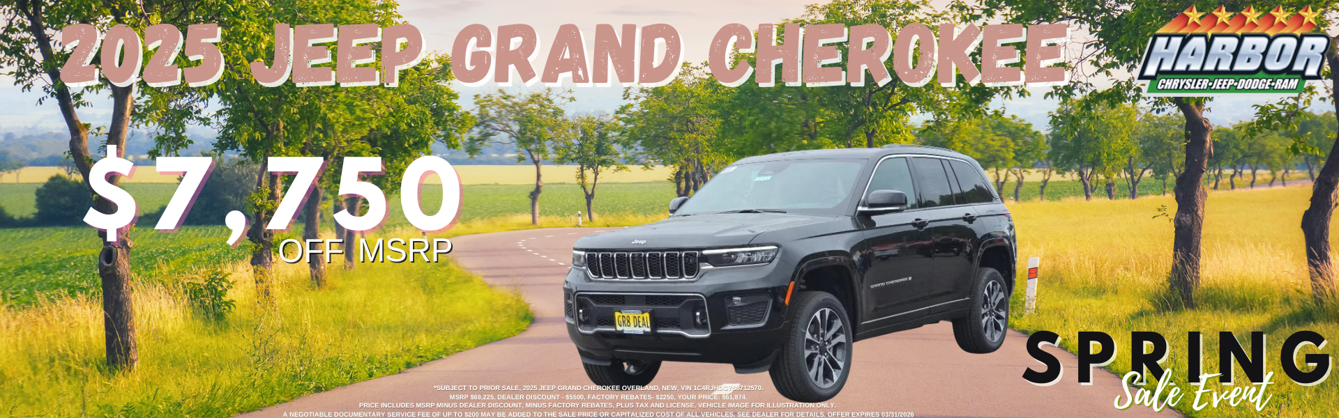 2025 Jeep Grand Cherokee MSRP Offer