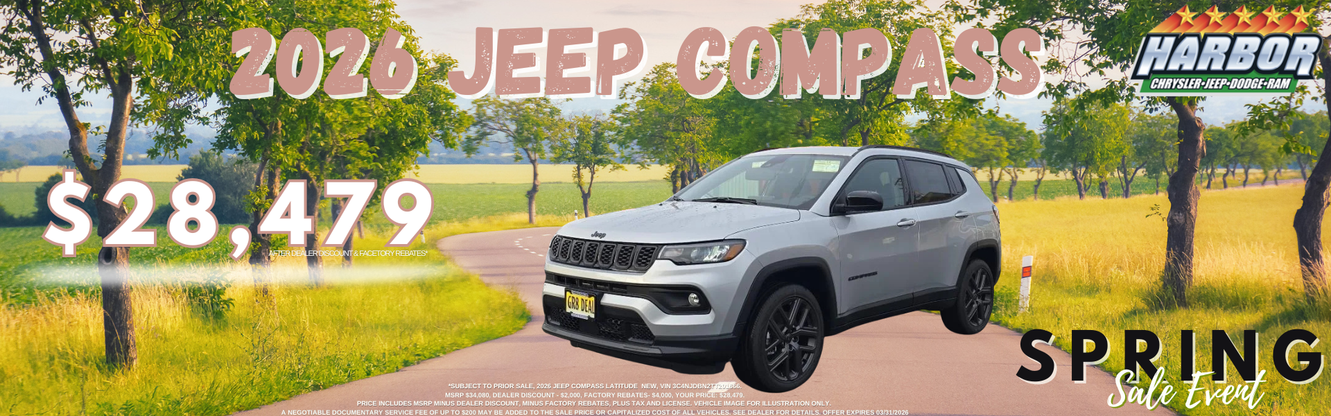 2026 Jeep Compass Offer