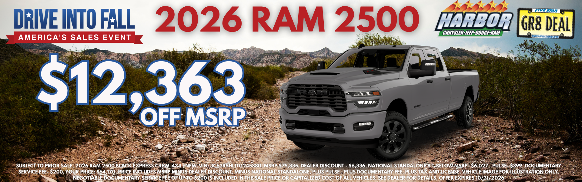 2026 RAM 2500